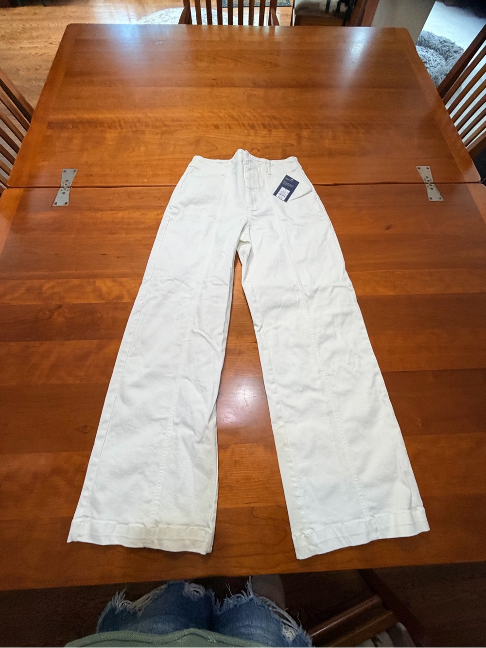 Target - A New Day - Cream Wide-Leg Boot Cut Pants